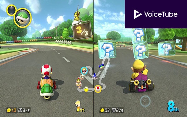 racing Mario Kart